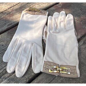 Vintage Isatoner Gloves by Aris Tan Nylon‎ and Spandex Philippines size 6.5-7